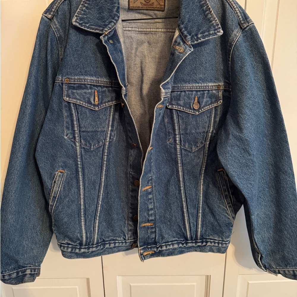 Armani Jeans Denim Blue Jacket -Mens size L - Like new condition